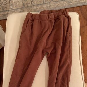 Rylee + Cru Warm Brown Kids Joggers